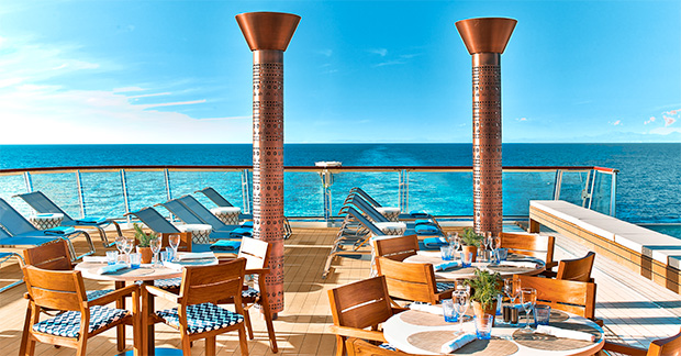 Viking Vesta - Aquavit Terrace Sea Table Settings
